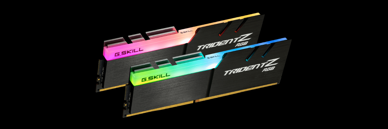 G SKILL Trident Z RGB 3200 Mhz DDR4 Desktop Memory RAM 2 X 8gb