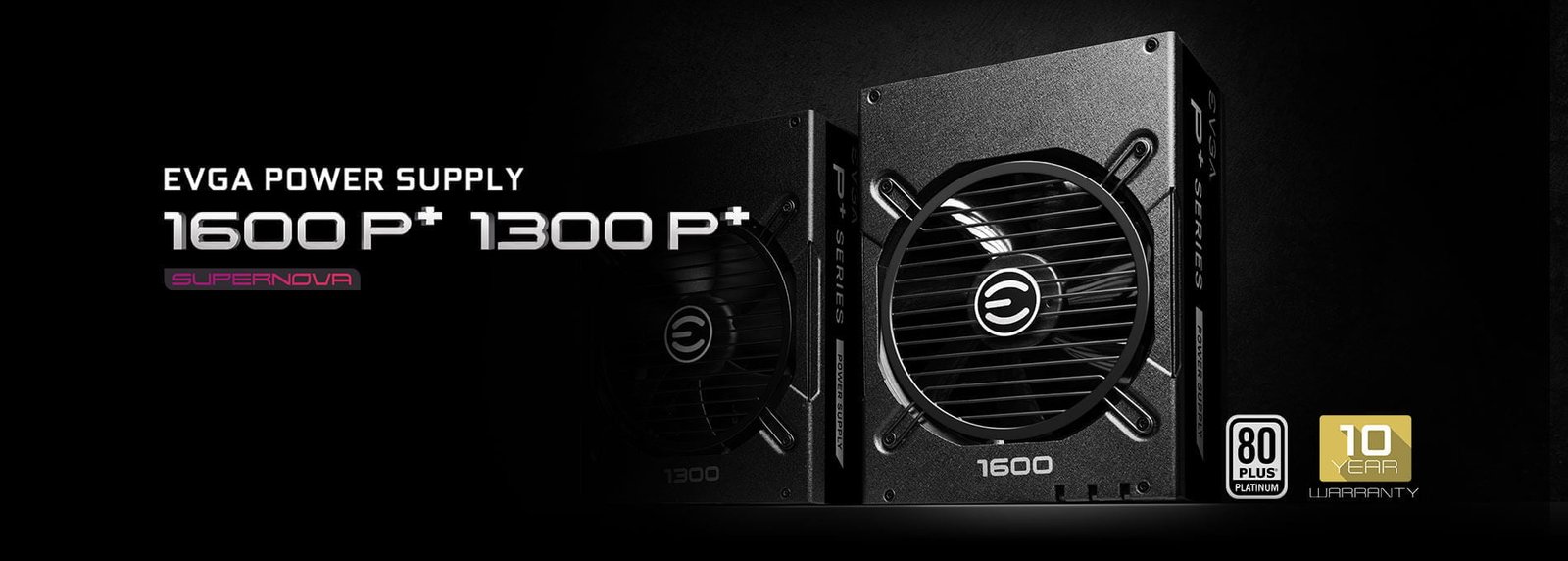 EVGA SuperNOVA 1300 P+, 80+ PLATINUM 1300W, Fully Modular, 10 Year Warranty