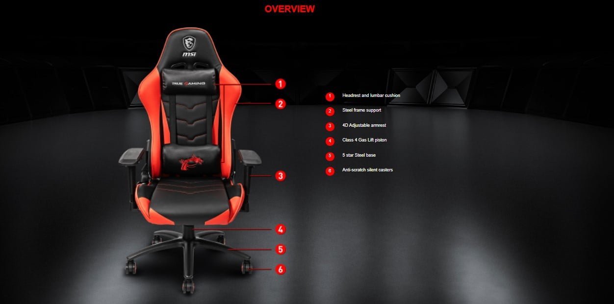 msi mag ch120 gaming chair