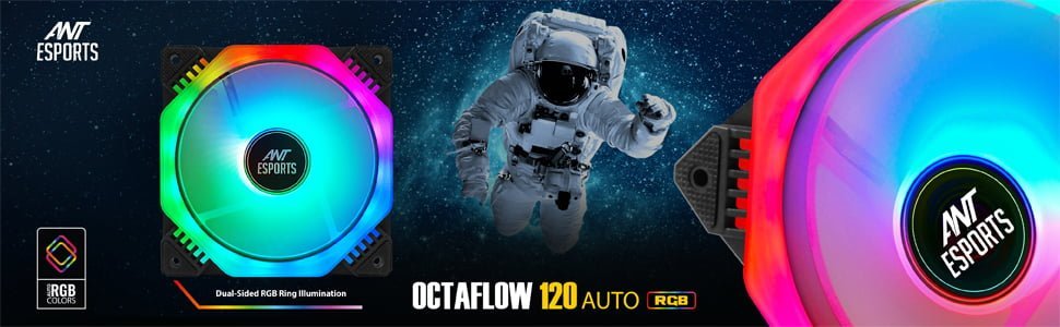 Ant Esports Octaflow 120 A-RGB Case Fan