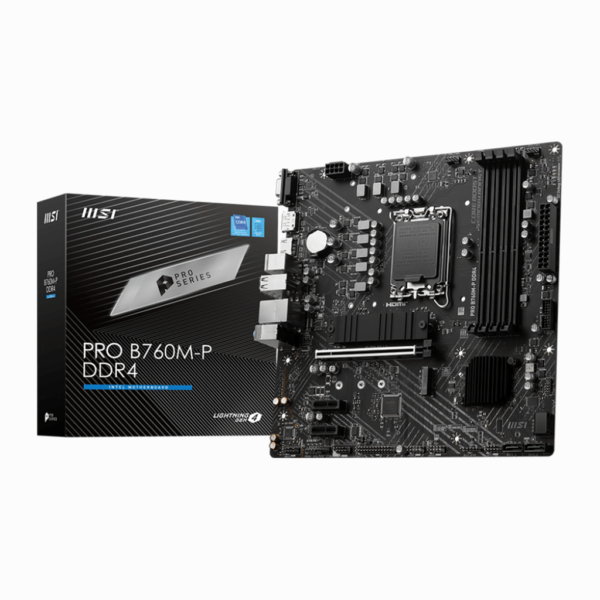 MSI Pro B760M-P DDR4 Intel Motherboard M-ATX
