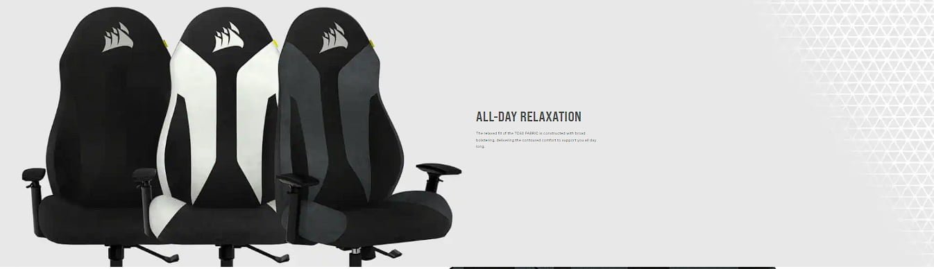 corsair t60 gaming chair grey-1