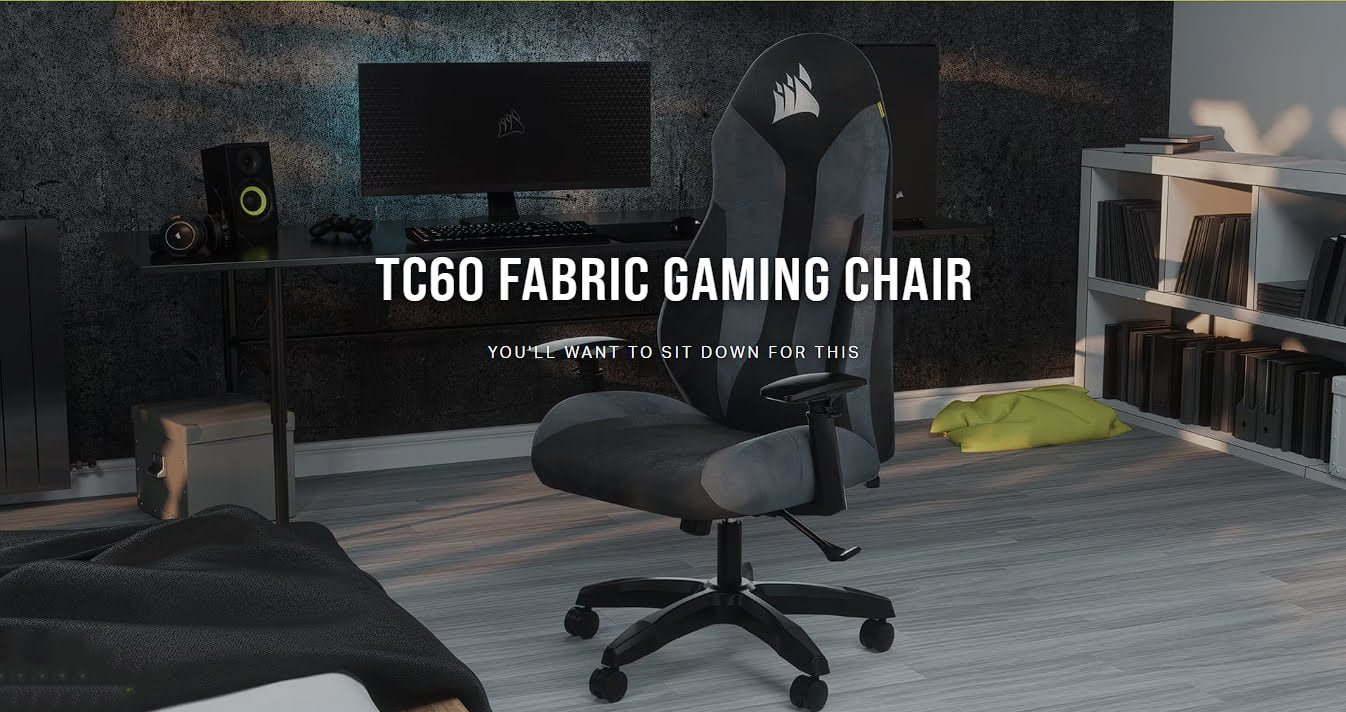 corsair t60 gaming chair grey