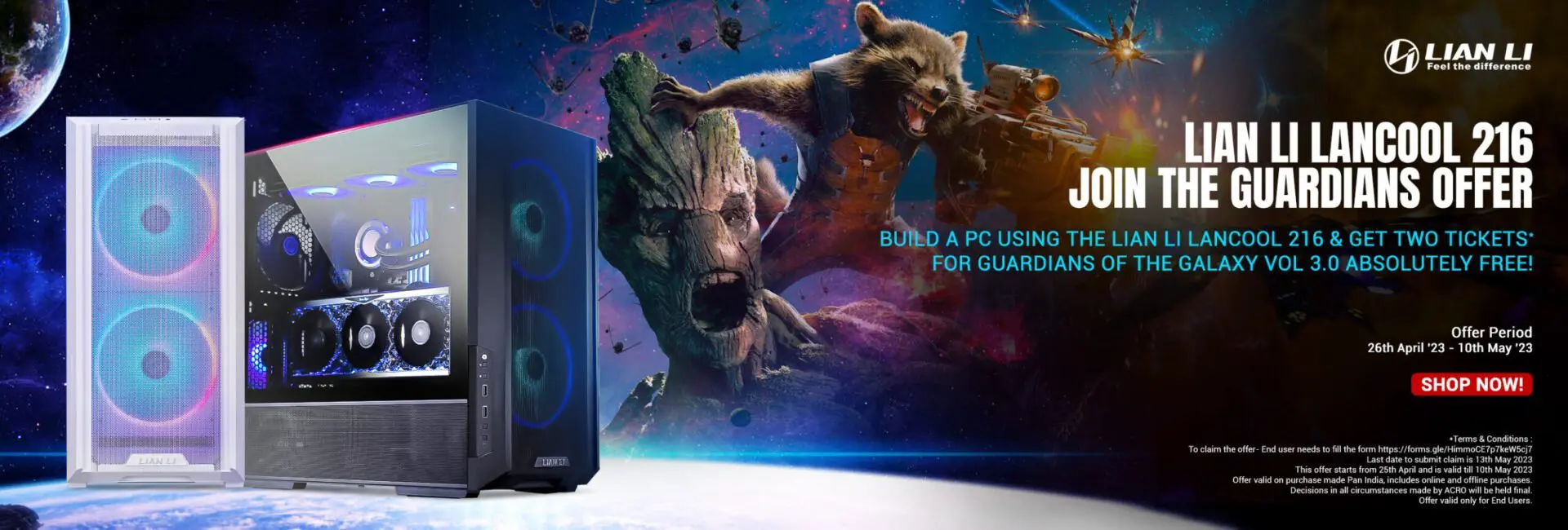 Lian Li Lancool 216 – JOIN THE GUARDIANS OFFER. Lian Li Lancool 216 Promotion