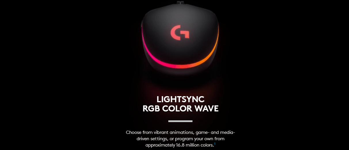 Logitech G203 Lightsync RGB lighting Gaming Mouse